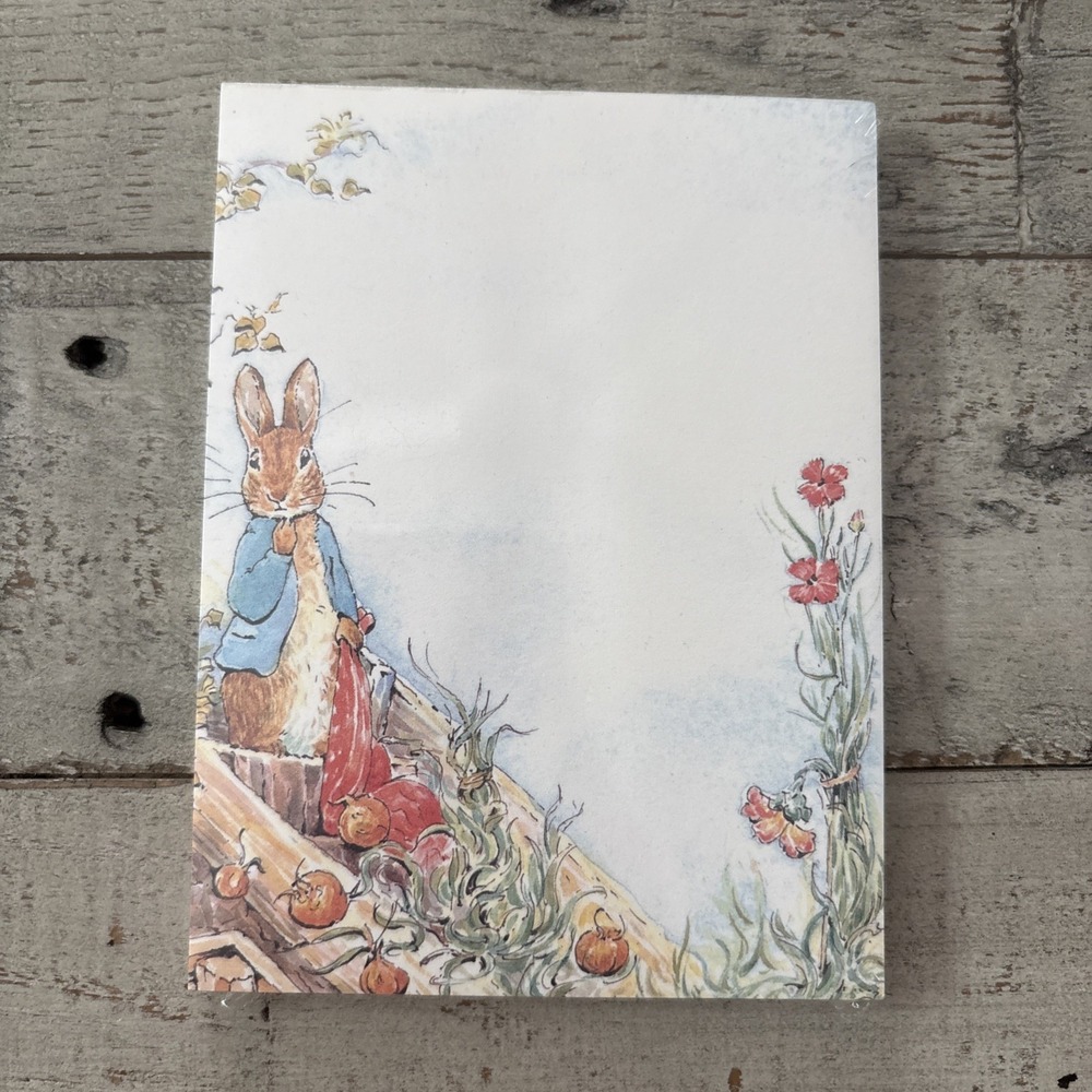 The World of Beatrix Potter 1994 Peter Rabbit Note Pad ~ NEW SEALED
